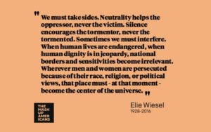Elie Wiesel on not being neutral